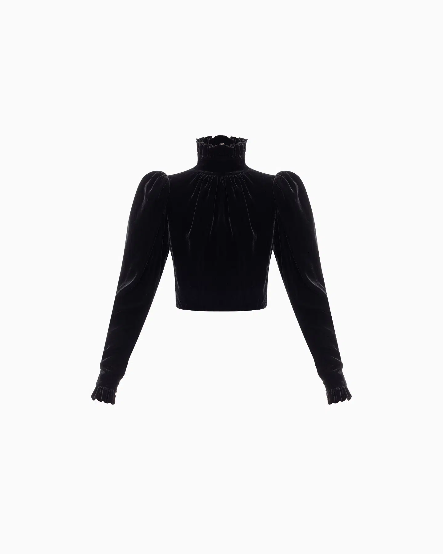 ROSE CROP TOP NOIR 1 ROSE CROP TOP NOIR